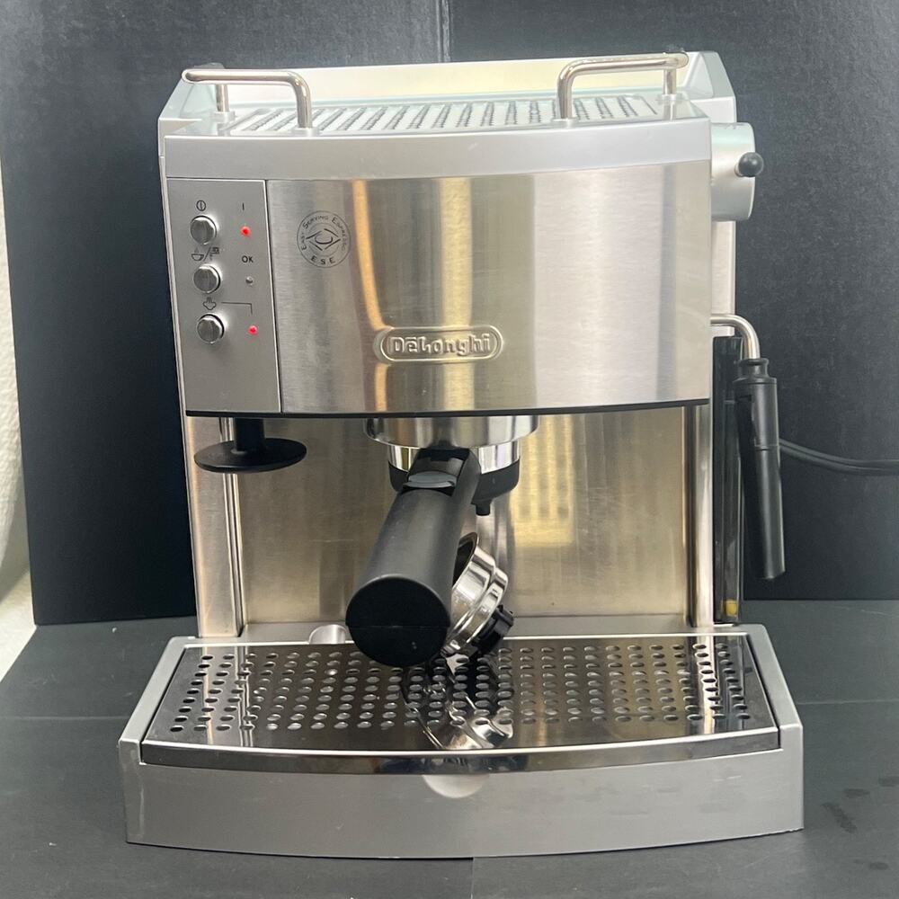 DeLonghi EC702 15 Bar Espresso Cappuccino Machine Stainless Steel Tested